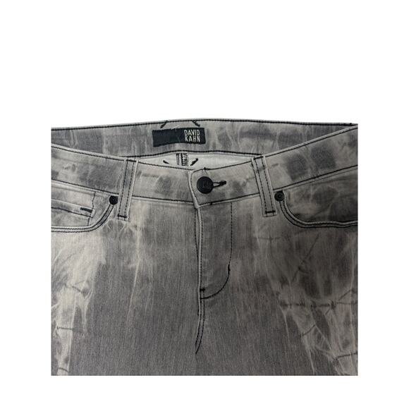 Y2K DAVID KAHN GRAY STREETWEAR SKINNY JEANS WAIST 27 - Picture 3 of 5